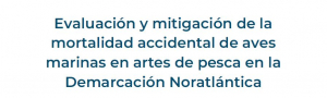 Evaluación y mitigación de la mortalidad accidental de aves marinas en artes de pesca en la Demarcación Noratlántica: informe final