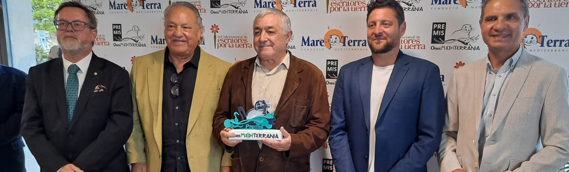 O director do CEIDA, Carlos Vales, recibe o Premio Ones Mediterrània 2026 por toda unha vida dedicada á defensa do medio ambiente